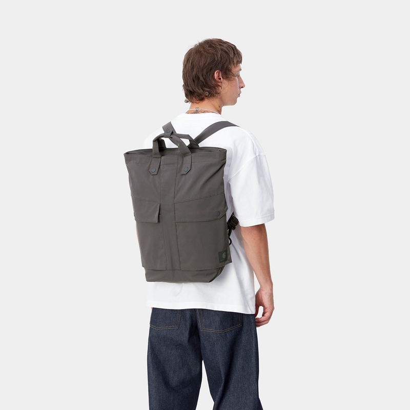 Dark Grey Men Carhartt Balto Backpack | RIH-284310