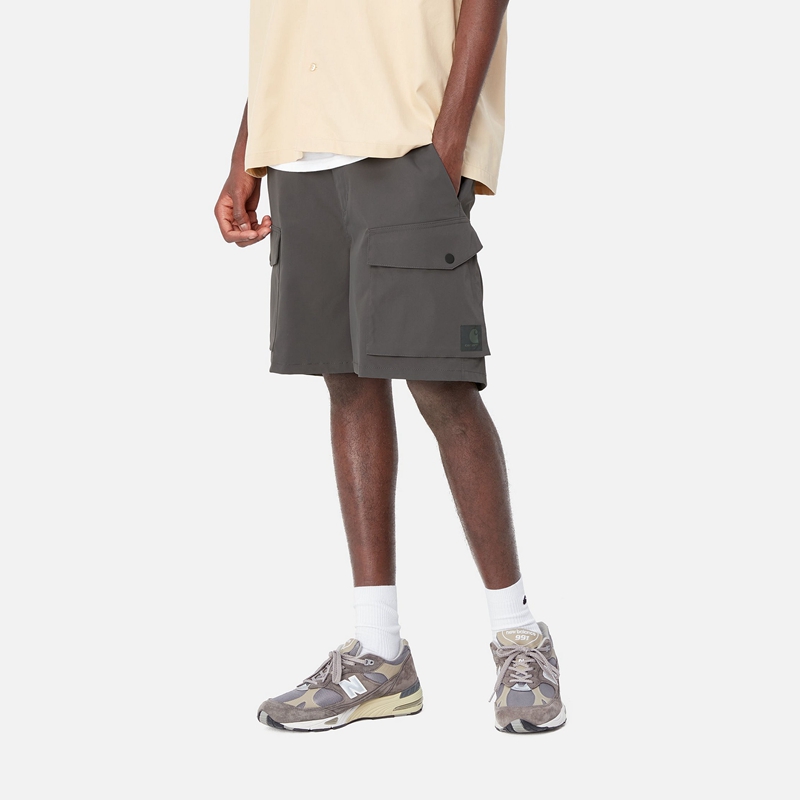 Dark Grey Men Carhartt Balto Shorts | XZF-041258