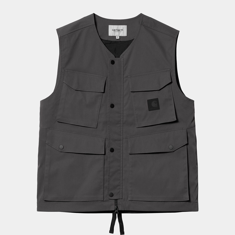 Dark Grey Men Carhartt Balto Vest | OTM-412503