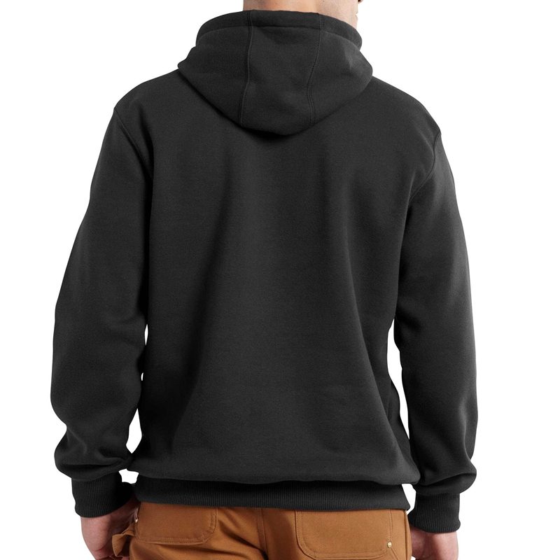 Dark Grey Men Carhartt Rain Defender® Loose Fit Heavyweight Hoodie | KUY-702854