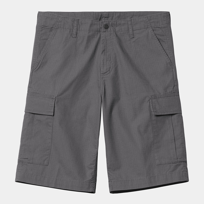 Dark Grey Men Carhartt Regular Cargo Shorts | RJU-123978