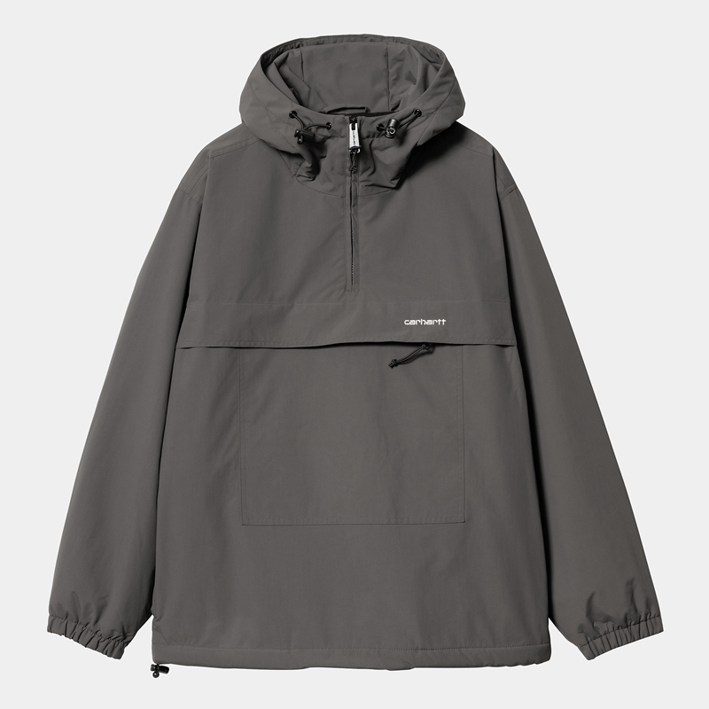 Dark Grey Men Carhartt Windbreaker Pullover | UEL-835420