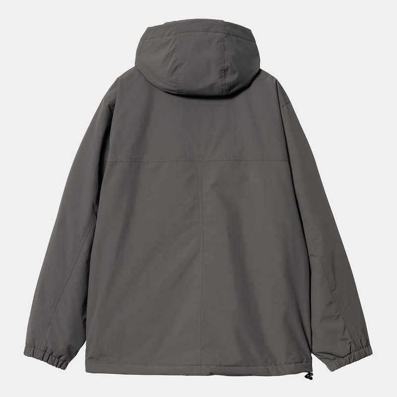 Dark Grey Men Carhartt Windbreaker Pullover | UEL-835420