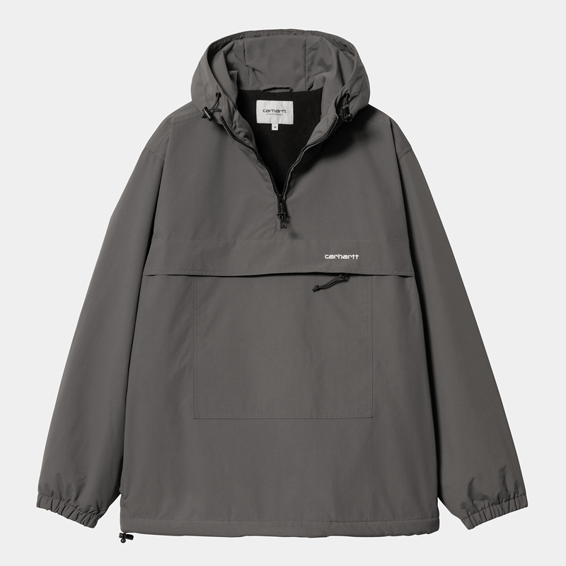 Dark Grey Men Carhartt Windbreaker Pullover | UEL-835420