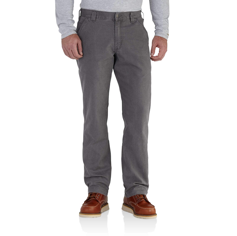 Dark Grey Men Carhartt Work Pants | OBZ-825314