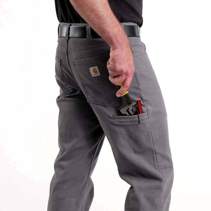 Dark Khaki Men Carhartt 5-Pocket Pants | ZIB-842739