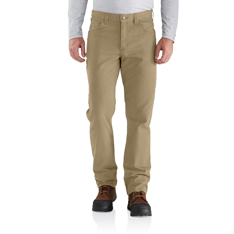 Dark Khaki Men Carhartt 5-Pocket Pants | ZIB-842739