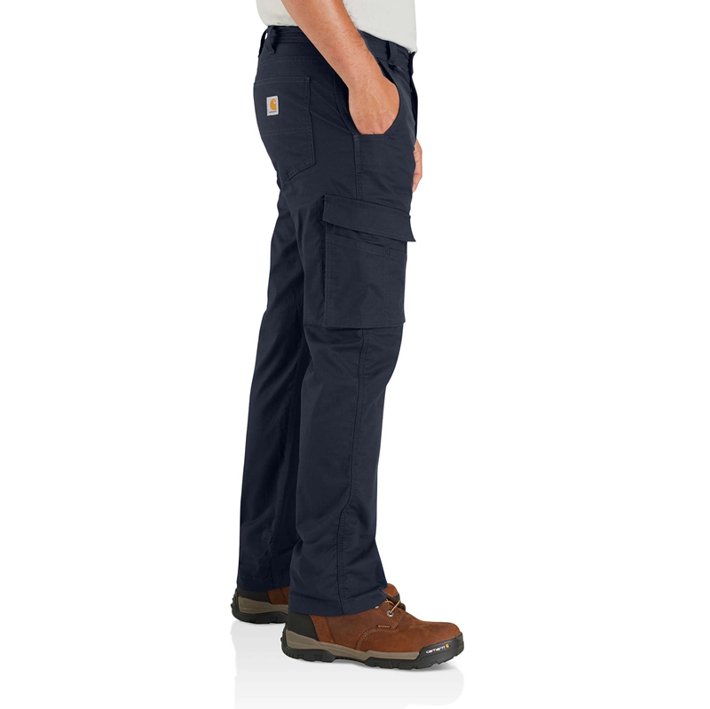 Dark Khaki Men Carhartt Force® Relaxed Fit Ripstop Cargo Work Pants | GRK-613290