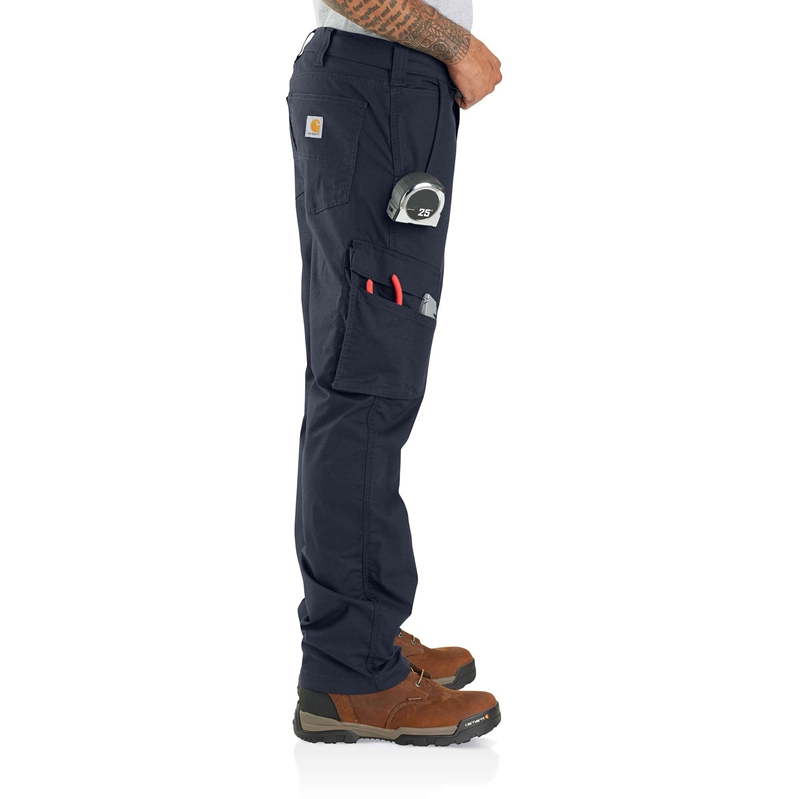 Dark Khaki Men Carhartt Force® Relaxed Fit Ripstop Cargo Work Pants | GRK-613290