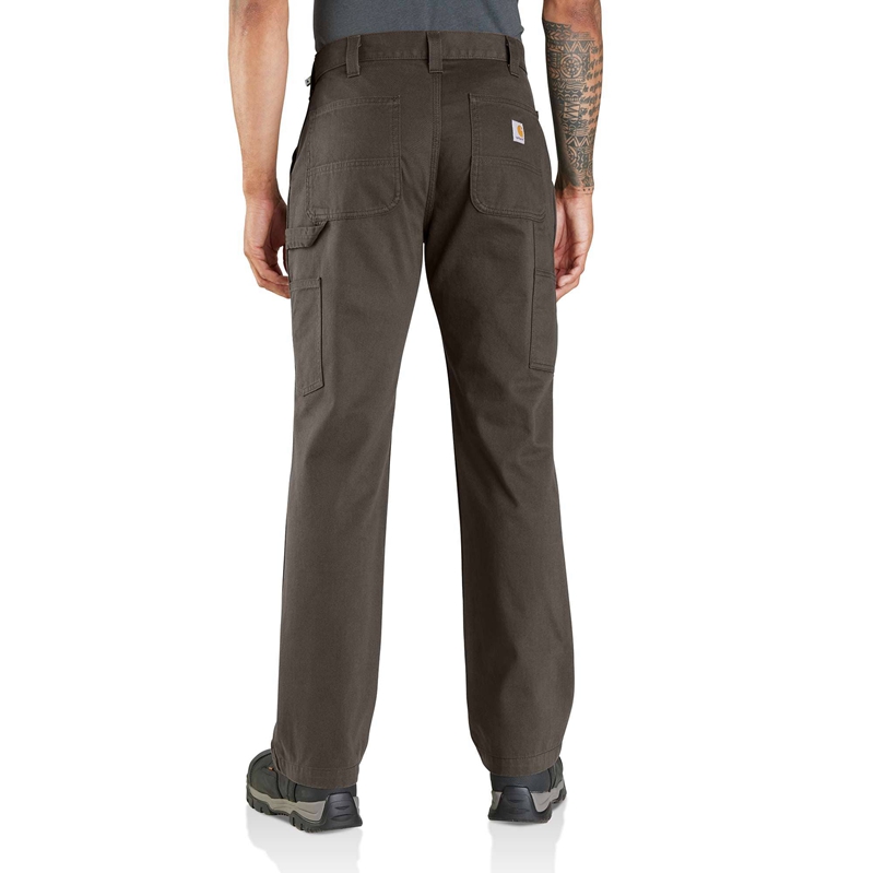 Dark Khaki Men Carhartt Utility Work Pants | ESQ-319574