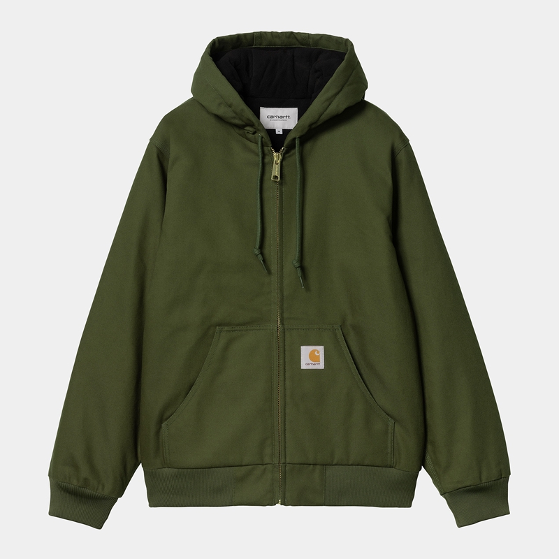 Green Men Carhartt Active Winter Jackets | UIX-782109