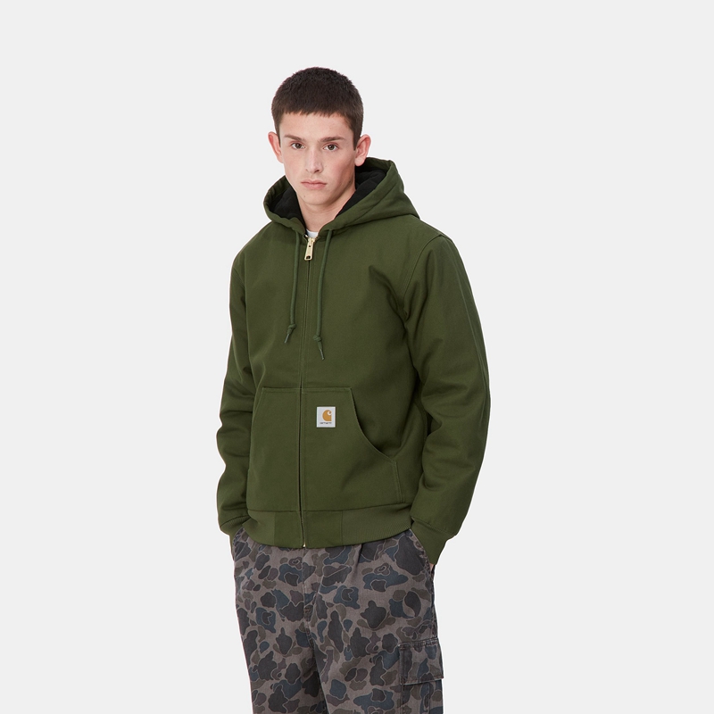 Green Men Carhartt Active Winter Jackets | UIX-782109