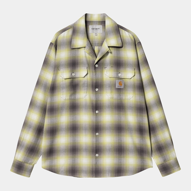 Green Men Carhartt Blanchard Shirts | RQP-645291