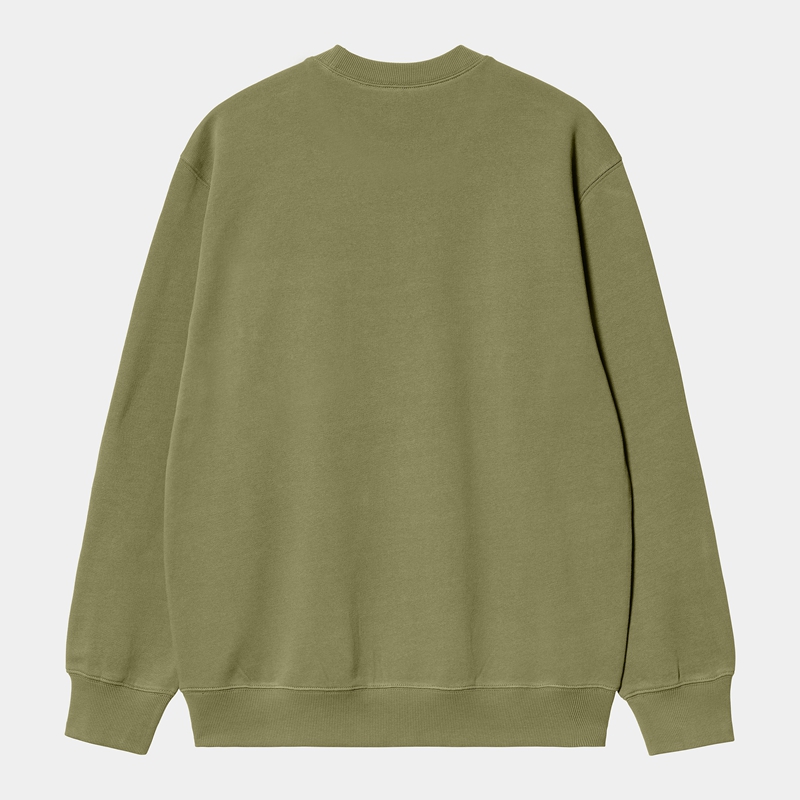 Green Men Carhartt Carhartt Sweatshirt | BVP-465327