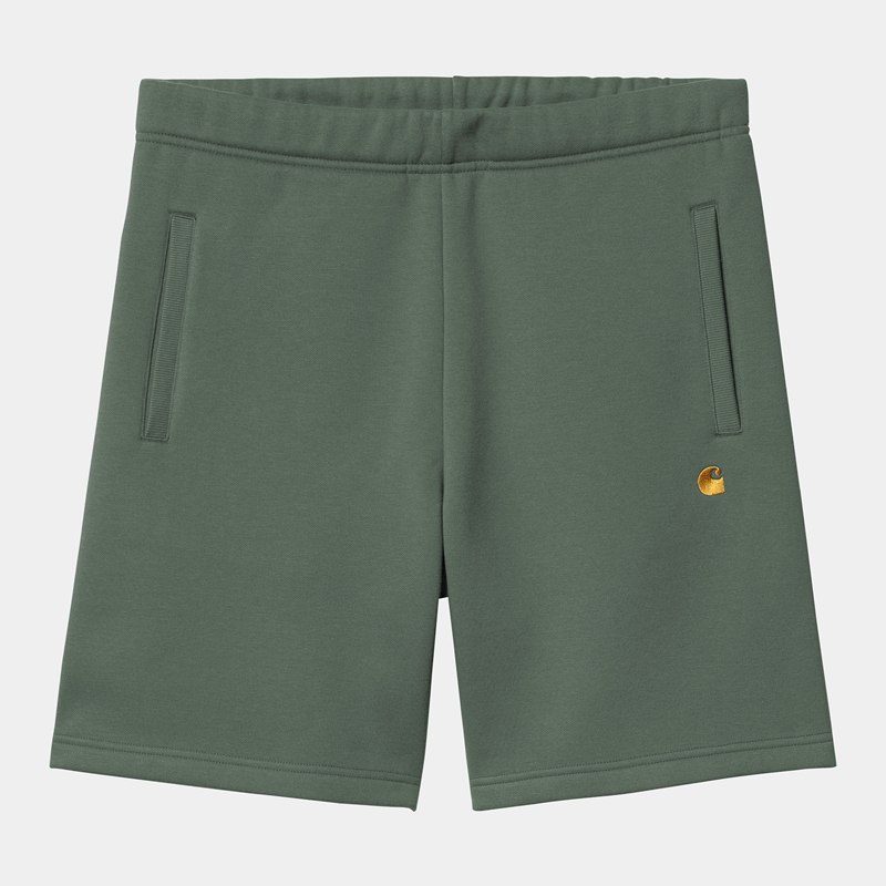 Green Men Carhartt Chase Shorts | ICK-264907