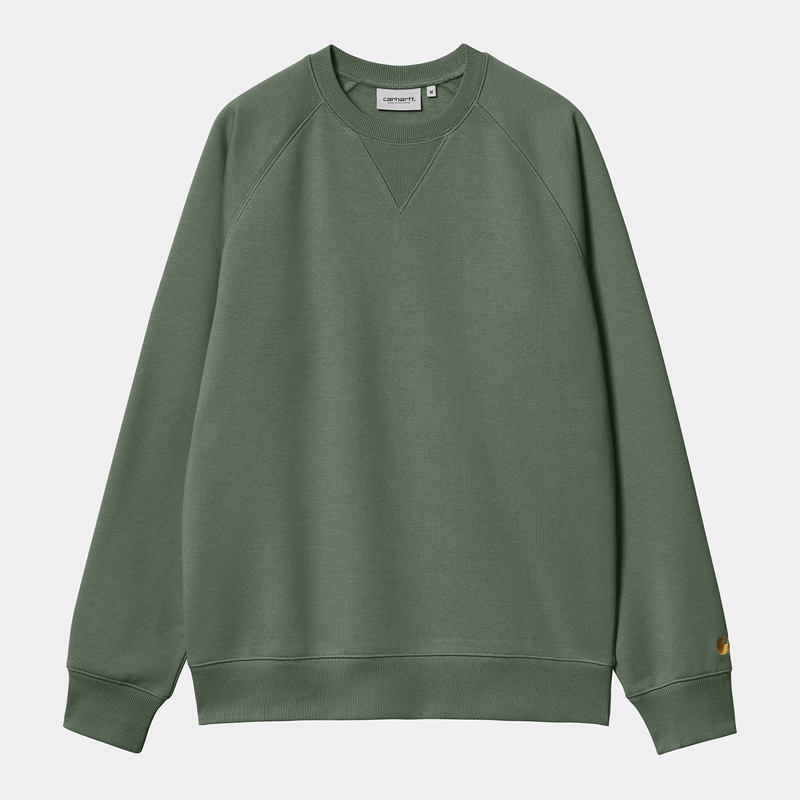 Green Men Carhartt Chase Sweatshirt | MCB-657930