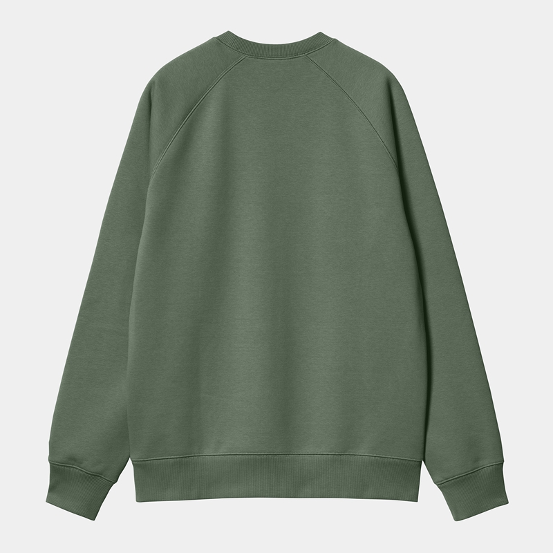 Green Men Carhartt Chase Sweatshirt | MCB-657930