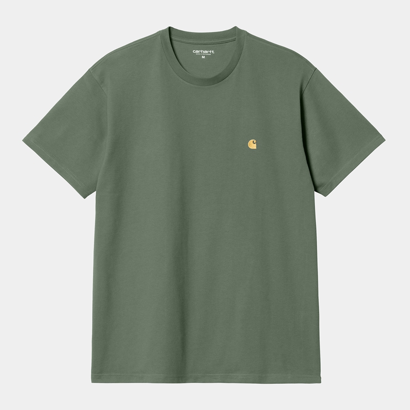 Green Men Carhartt Chase T-Shirt | GET-763215