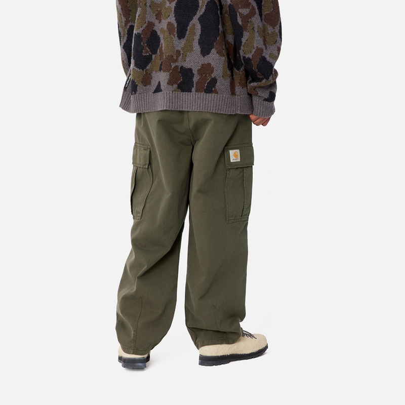 Green Men Carhartt Cole Cargo Pants | IKJ-502867