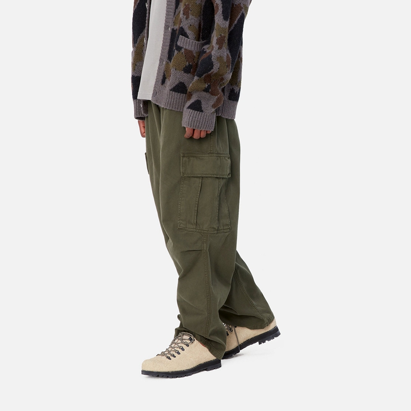 Green Men Carhartt Cole Cargo Pants | IKJ-502867