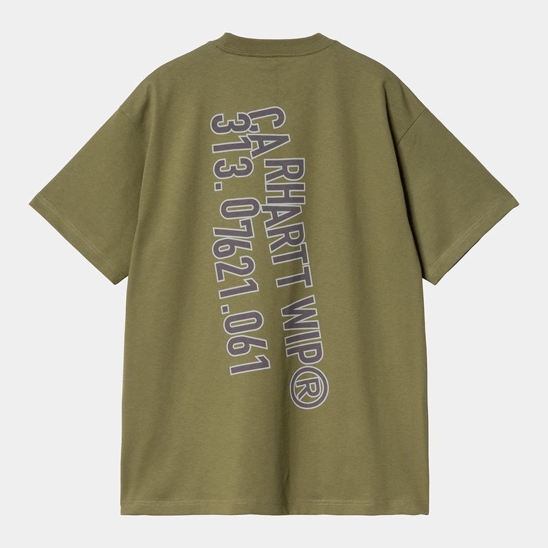 Green Men Carhartt Coordinate 01 T-Shirt | HCT-708542