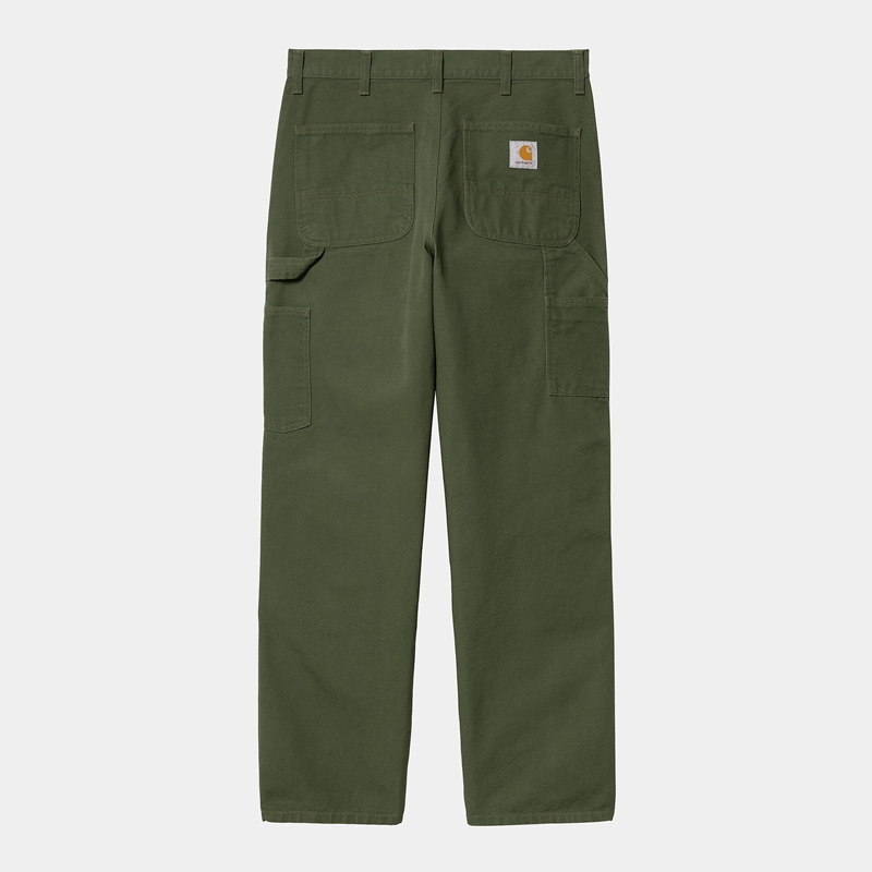 Green Men Carhartt Double Knee Pants | XMY-362570