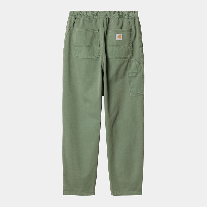 Green Men Carhartt Flint Pants | MWS-375428