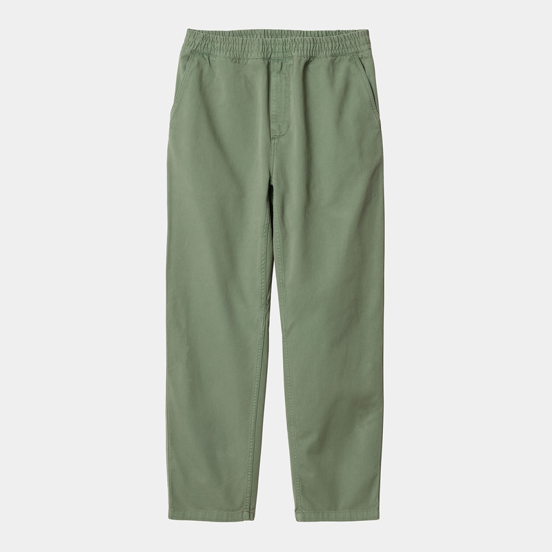 Green Men Carhartt Flint Pants | MWS-375428