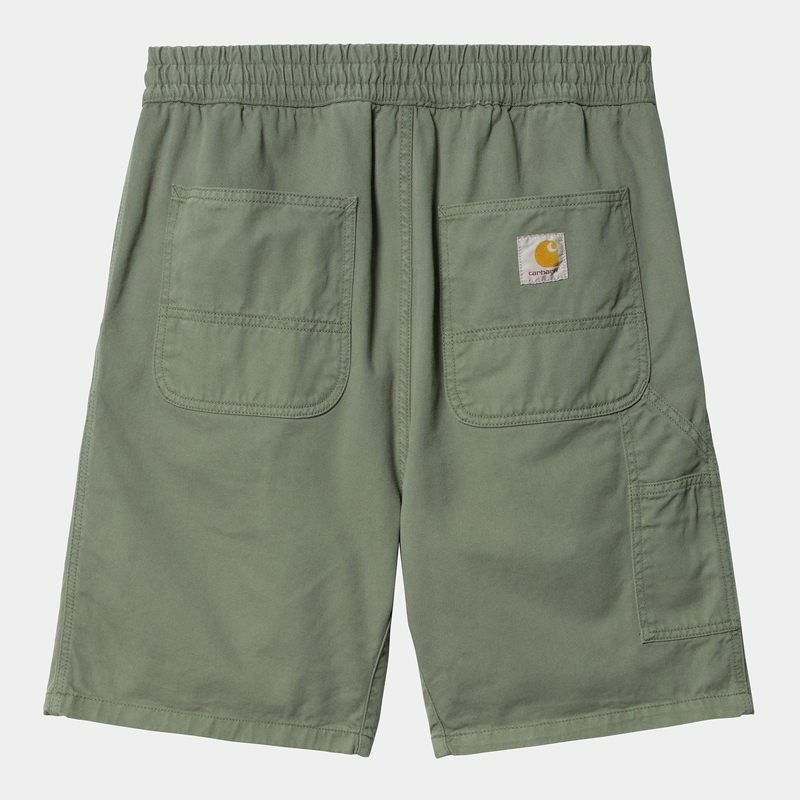 Green Men Carhartt Flint Shorts | AZS-483572