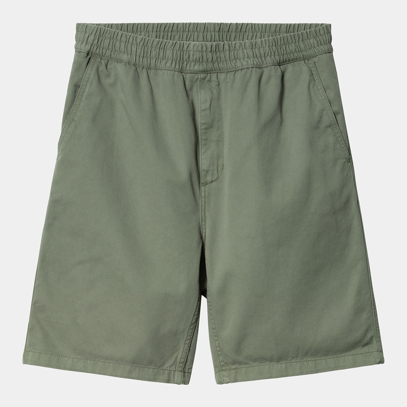 Green Men Carhartt Flint Shorts | AZS-483572