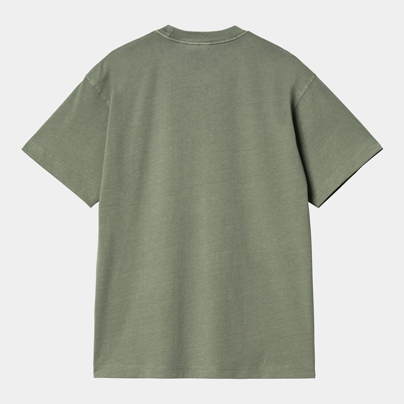 Green Men Carhartt Flying Ducks T-Shirt | AOI-047813