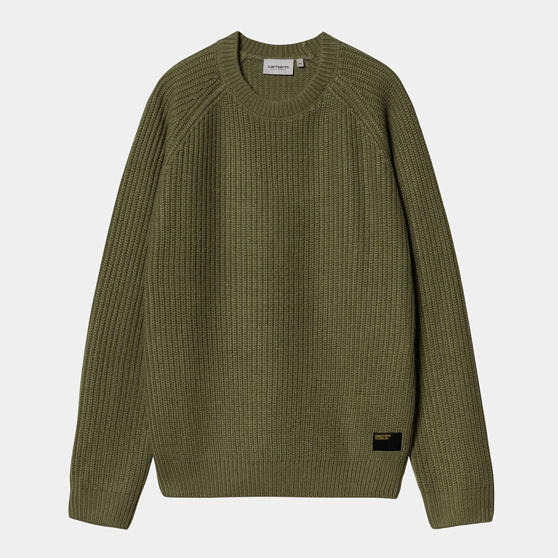 Green Men Carhartt Forth Sweatshirt | KON-604517