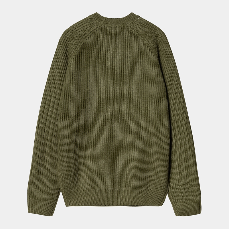 Green Men Carhartt Forth Sweatshirt | KON-604517