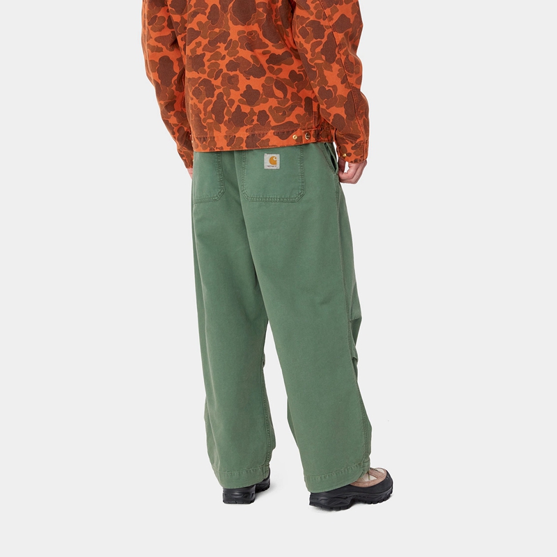 Green Men Carhartt Judd Pants | SXZ-309524