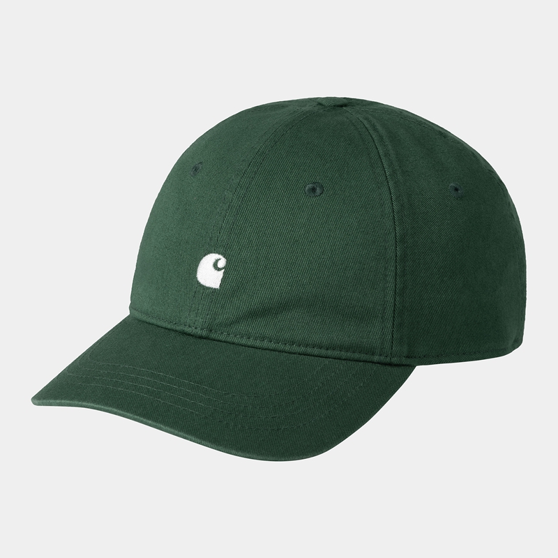 Green Men Carhartt Madison Logo Hats | XMS-593467