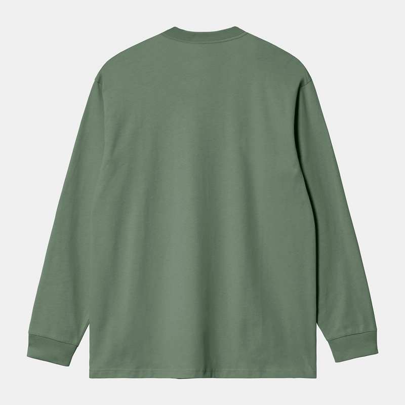 Green Men Carhartt Pocket Sweatshirt | HMF-350261