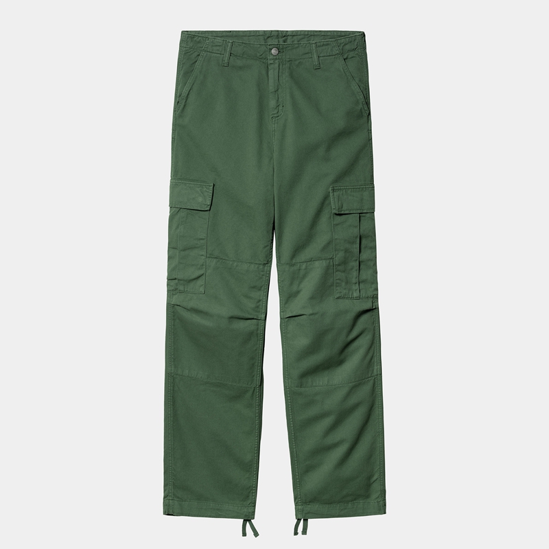 Green Men Carhartt Regular Cargo Pants | YQF-829670