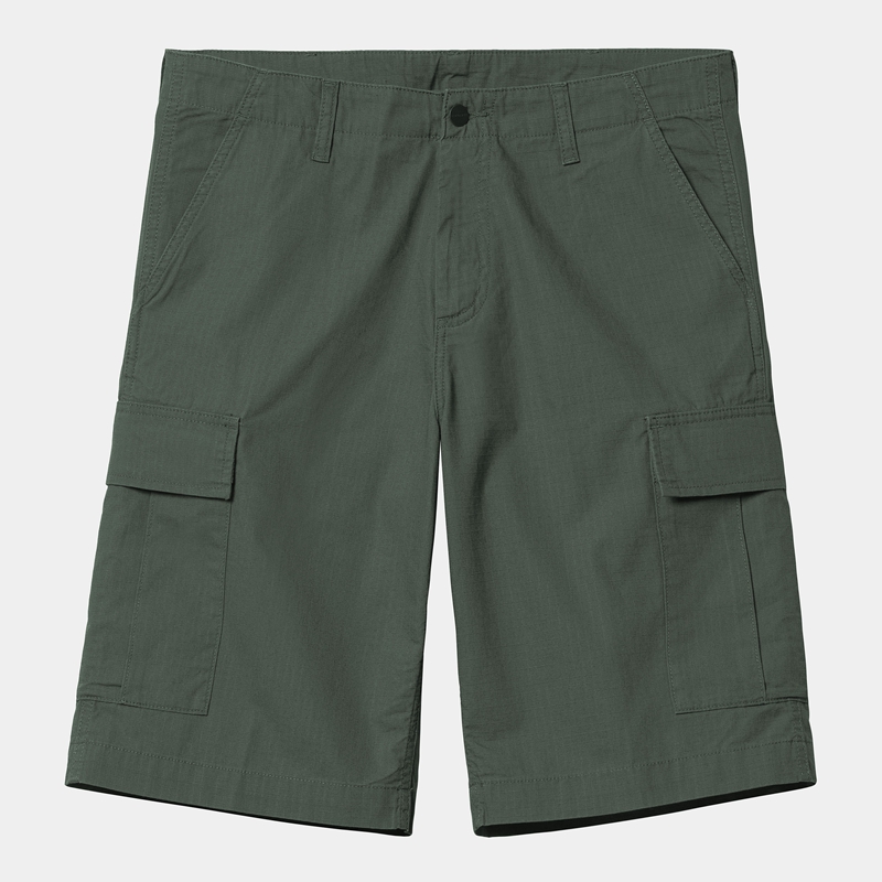 Green Men Carhartt Regular Cargo Shorts | GIL-432169