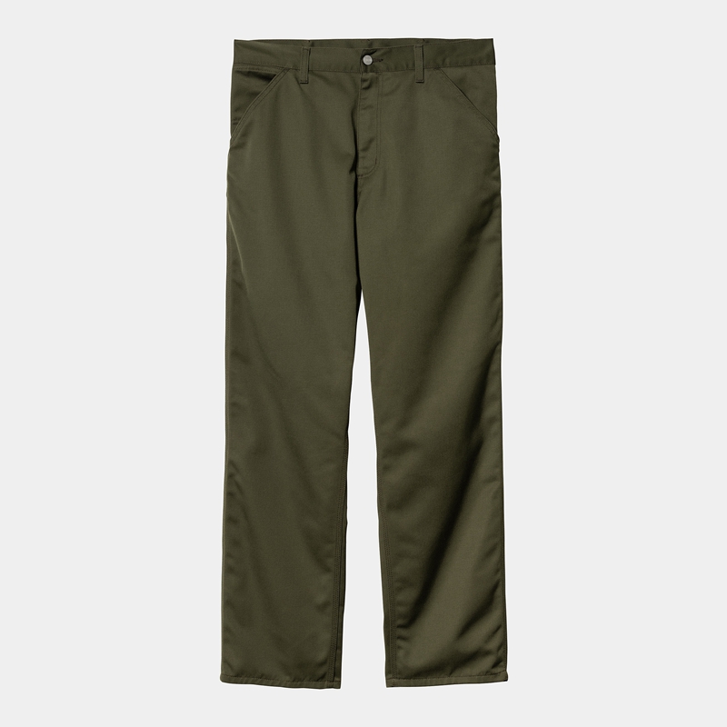 Green Men Carhartt Simple Pants | GVT-390526