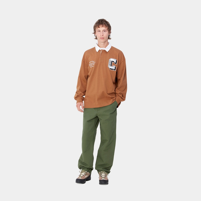 Green Men Carhartt Simple Pants | VJA-953284