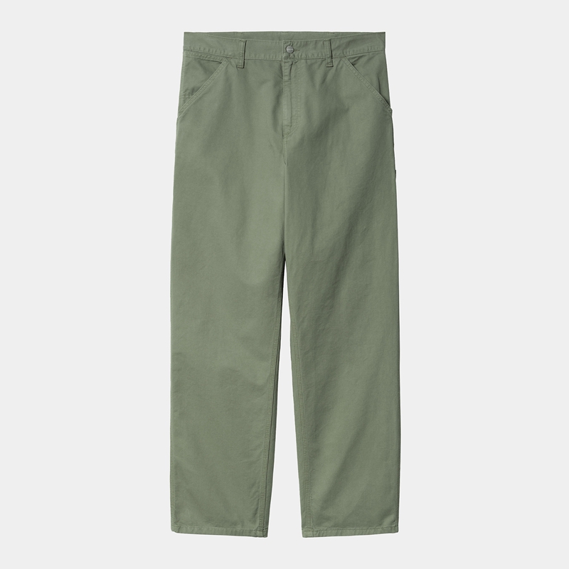 Green Men Carhartt Single Knee Pants | FEL-215690