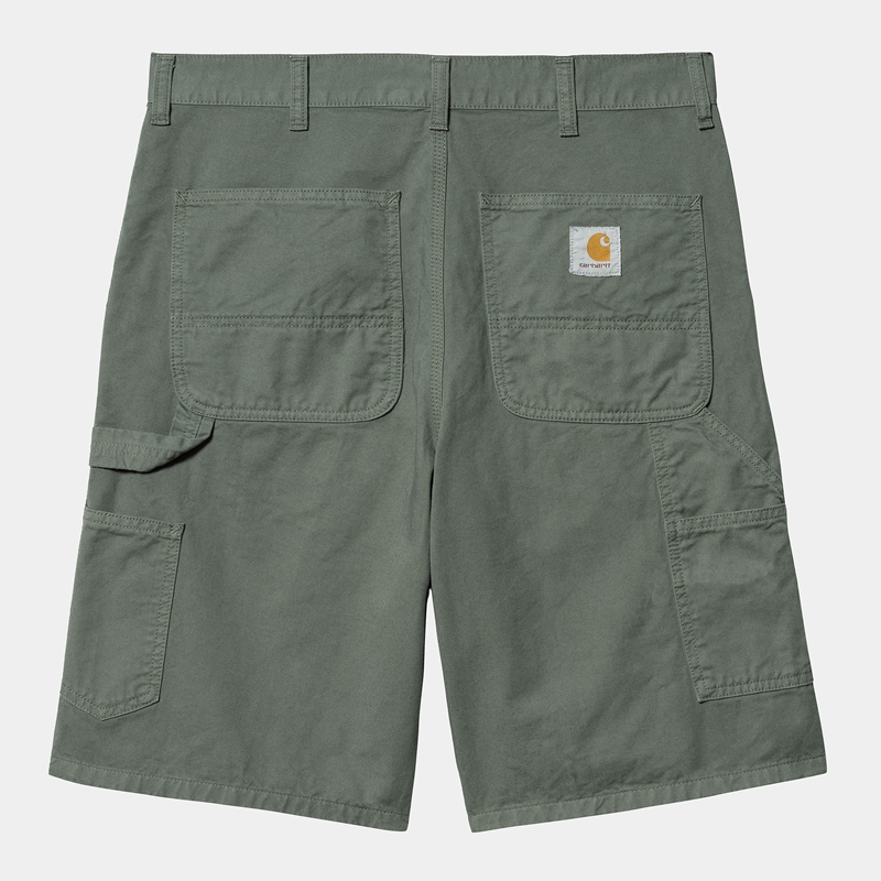 Green Men Carhartt Single Knee Shorts | TZH-684029