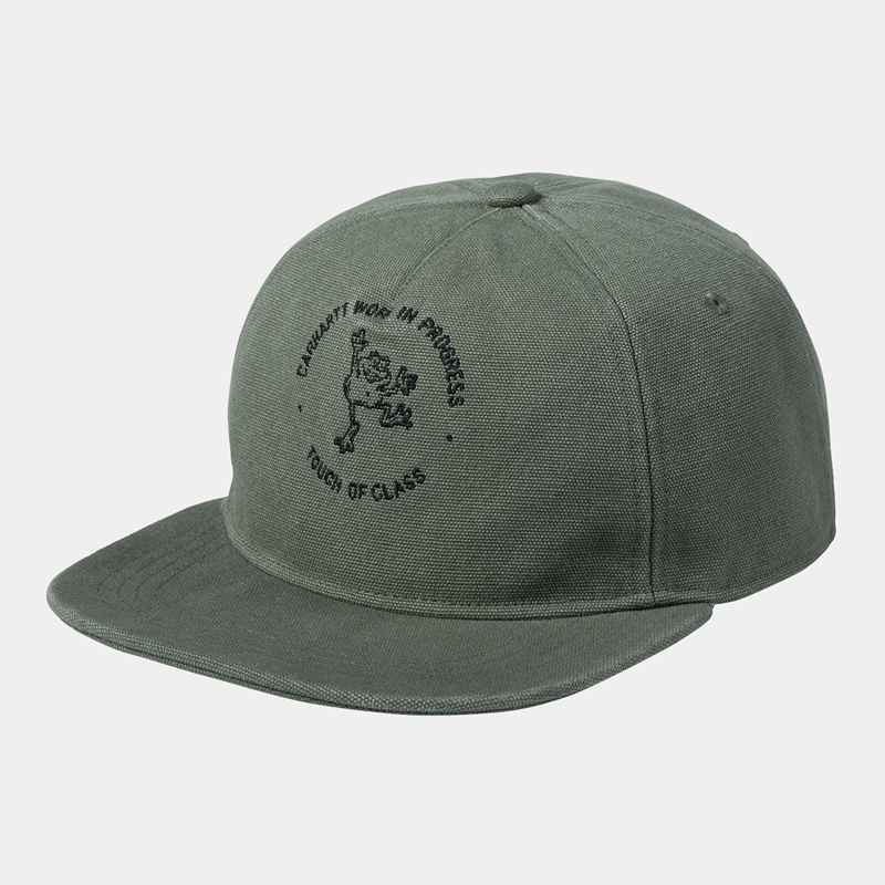 Green Men Carhartt Stamp Hats | OJZ-316745