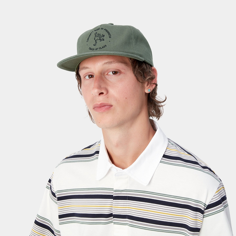 Green Men Carhartt Stamp Hats | OJZ-316745