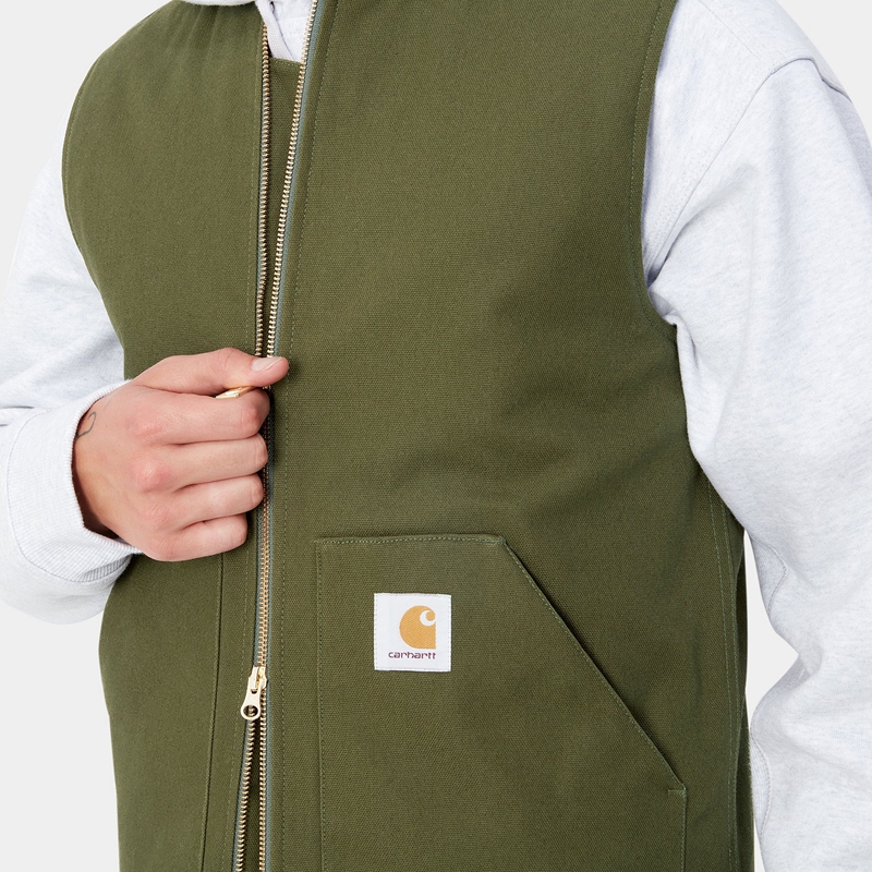 Green Men Carhartt Vest | ZBQ-238570