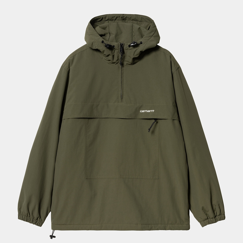 Green Men Carhartt Windbreaker Pullover | DEW-632958