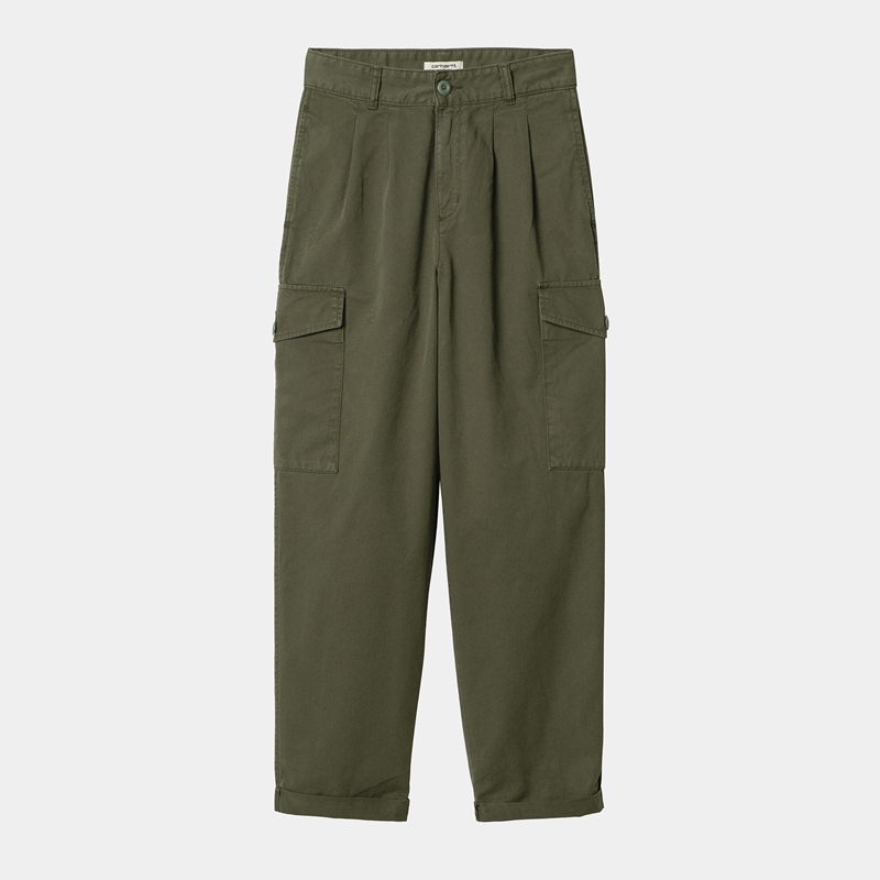 Green Women Carhartt Collins Pants | IPR-861532