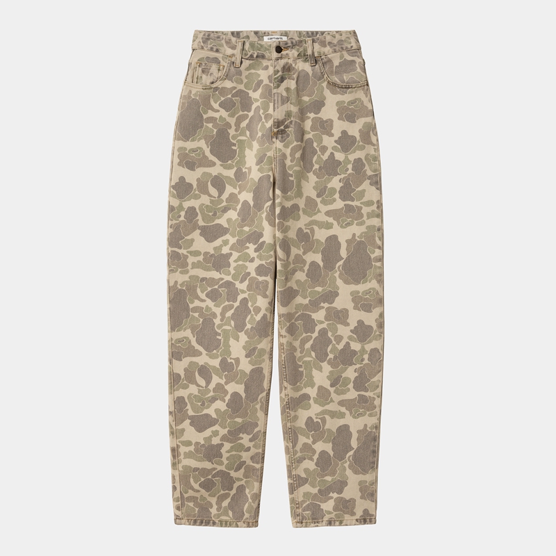 Green Women Carhartt Duck Orell Pants | KZT-865140