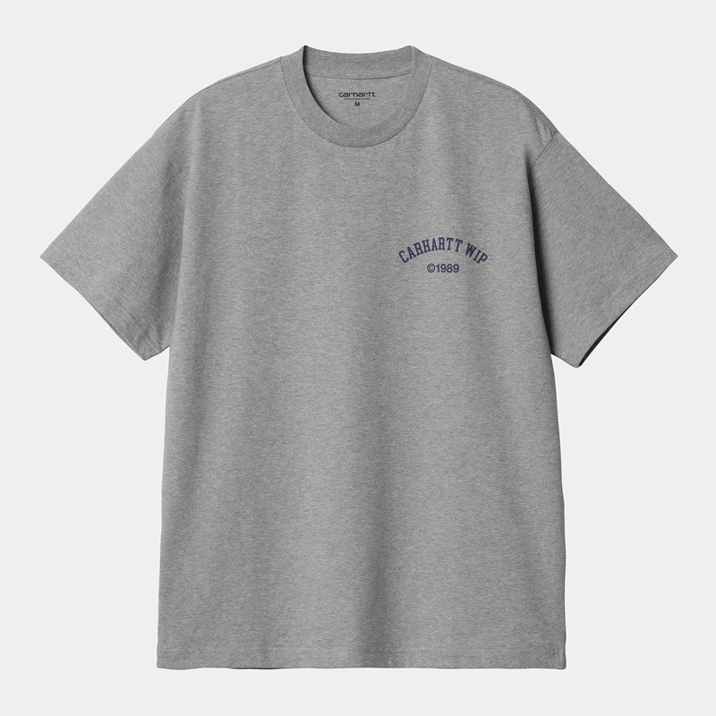 Grey Men Carhartt Archivo T-Shirt | YGM-827059