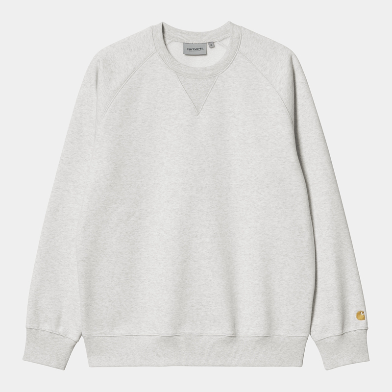 Grey Men Carhartt Chase Sweatshirt | QTA-298501